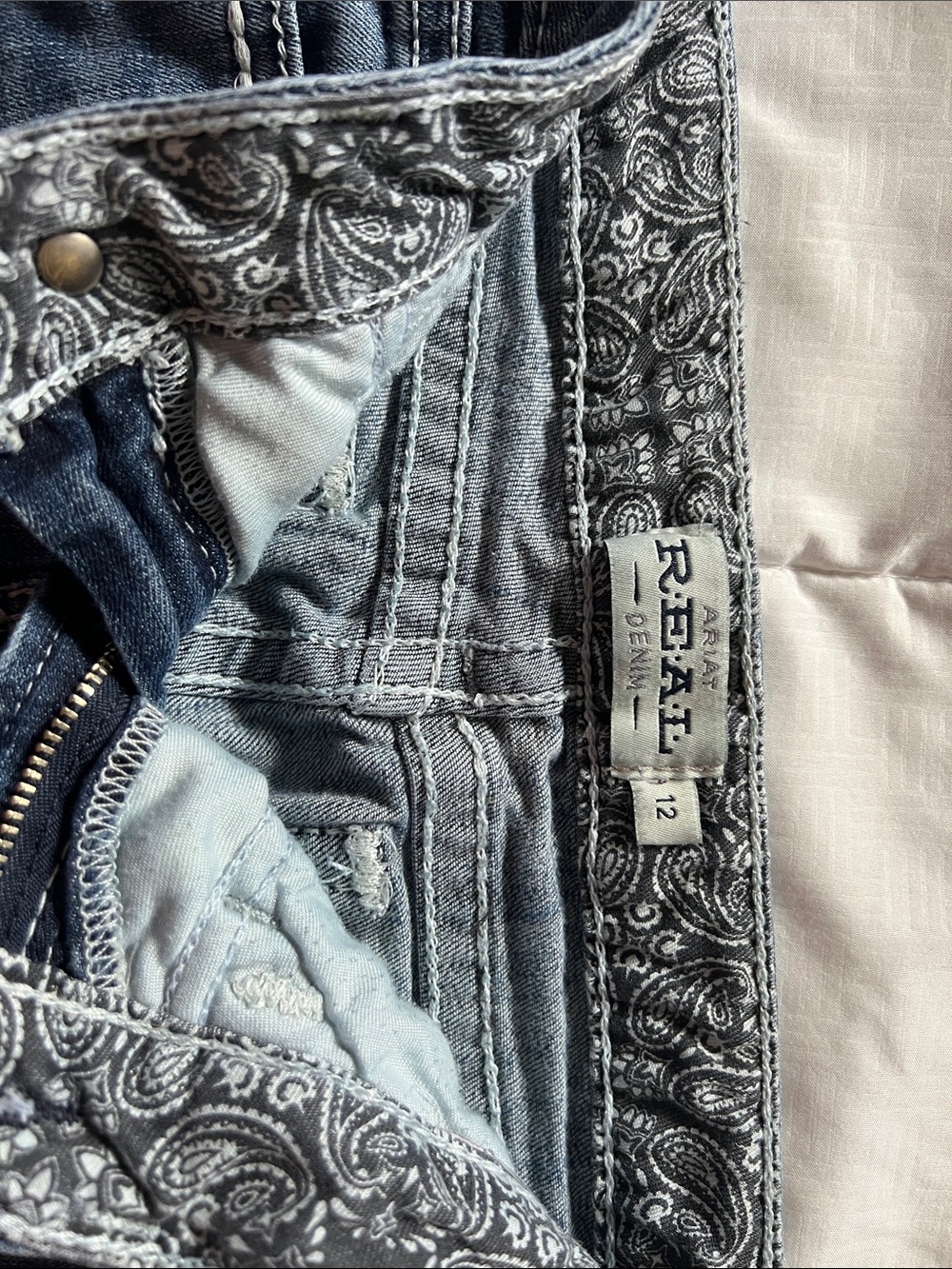 Ariat Girl's Bootcut Denim Jeans - Picture 4 of 4